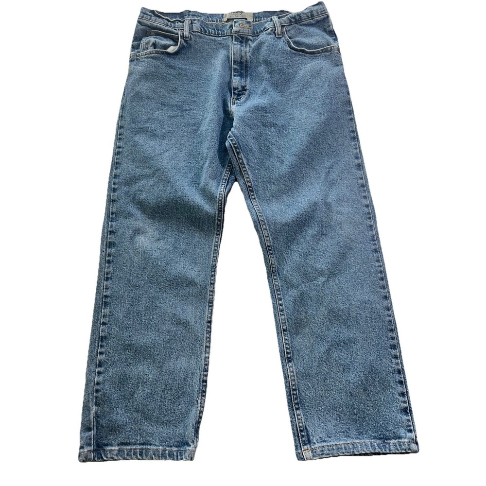 Wrangler  Authentic Jeans Men's Size 38x28 Denim Classic Blue.